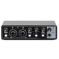 Xiao การ์ดเสียงบันทึก MD22 48V Phantom Power อินเทอร์เฟซเสียง USB พร้อม Loopback Monitor สำหรับการบันทึกกีตาร์