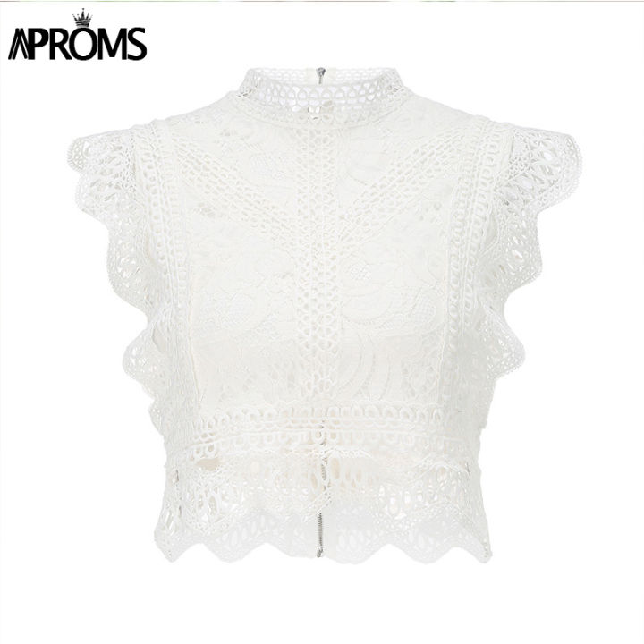 aproms-white-lace-crochet-tank-tops-women-summer-sexy-high-neck-hollow-out-zipper-crop-top-slim-fit-tees
