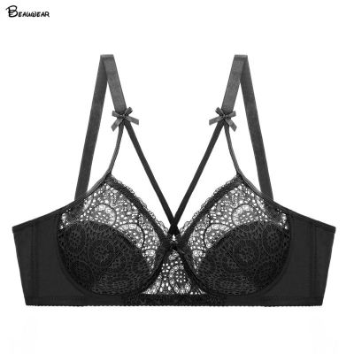 【CC】 Beauwear Breathable Mesh for size 85C-110D Half-Transparent Bras with Wire