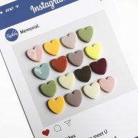 ✥ 10PCS Cute Mini Fridge Magnets Colorful Love Heart Small Refrigerator Stickers Lovely Photos Wall Magnetic Sticker For Home Deco