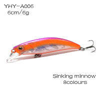 6Cm 6G Fishing Sinking Minnow 60Mm เหยื่อล่อปลาเหยื่อตกปลาขายดี