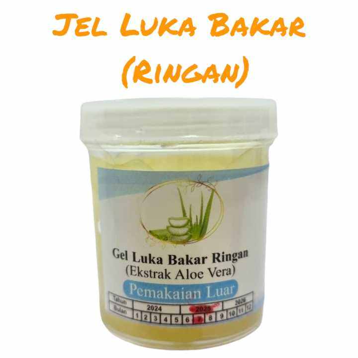 jel luka bakar ringan dengan ekstrak aloe vera dan daun mimba Lazada
