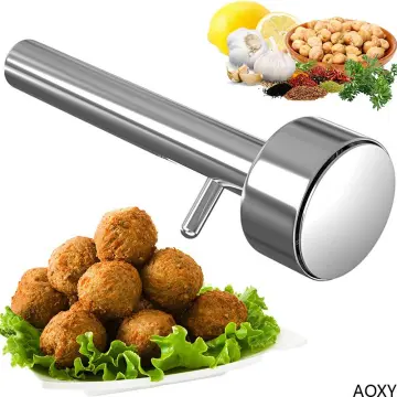 1set Plastic Meatball Making Tool, Modern White Meatball Scoop For Kitchen