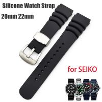 2023 Original 卐❈ Jam tangan silikon 20mm 22mm untuk SEIKO menyelam 007 abalon Resin kaleng tali jam cincin gesper Pin