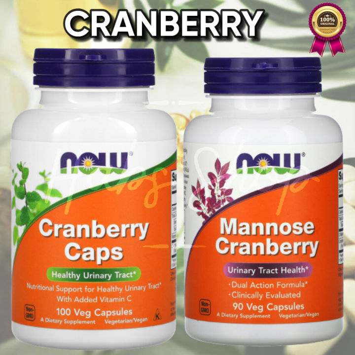 Now Foods Mannose Cranberry 90 Veg Capsules Or Cranberry Caps 100 Veg Capsules Lazada Ph 7775