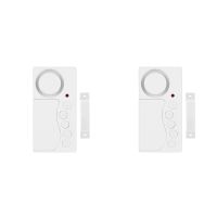 【LZ】◕  2X Door Opening Sensor Wireless Time Delay Door Alarm Door Sensor Door And Window Security Alarm Home Security