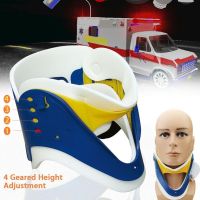 hjk﹍☎  4 In 1 Neck Brace Correction Collar Cervical Support Adjustable Stretcher Protection