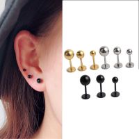 1Pair 20G Tragus Helix 2-5mm Ball Stainless Steel Labret Lip Bar Nose Stud For Women Ear Cartilage Body Piercing Party Jewelry