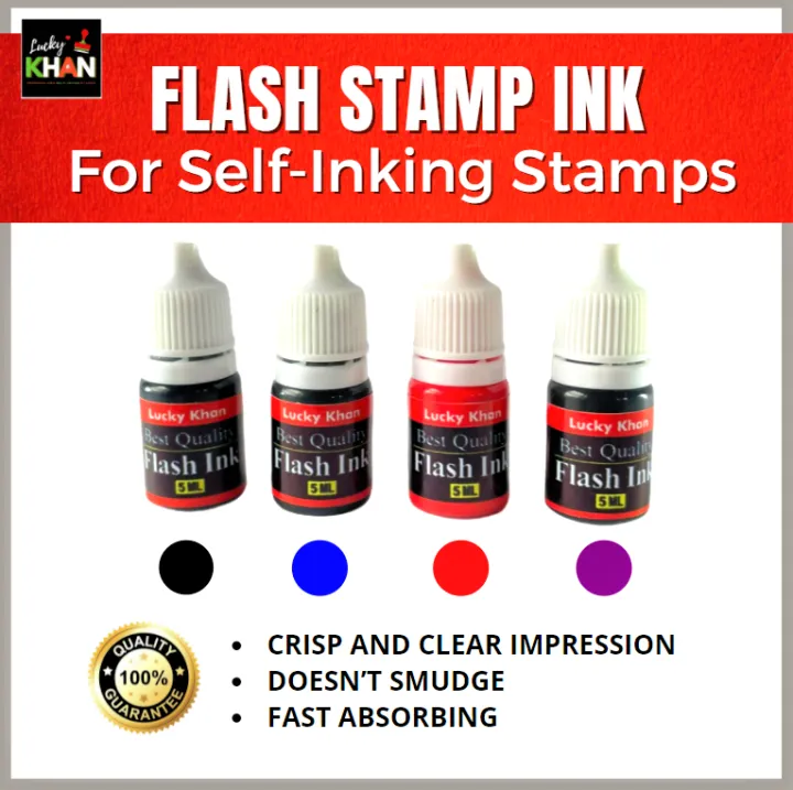 Lucky Khan Flash Stamp Ink (5ML) | Lazada PH
