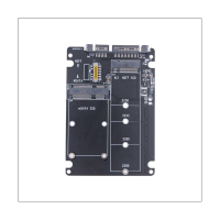 SSD to Sata3 Ngff Msata to Serial Adapter Card Serial-To-Serial Adapter Card Dual-Use 2-In-1 with Switch