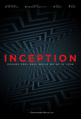 โปสเตอร์หนัง Inception 2010 รับทำ โปสเตอร์ติดผนัง ของแต่งบ้าน ของตกแต่งห้องนอน 77poster