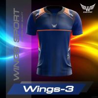 Wings 3 เสื้อกีฬาพิมพ์ลาย แขนสั้น