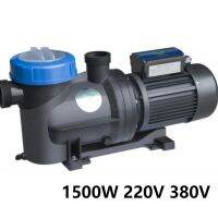 ปั๊มน้ำหมุนเวียนเป่าลมขนาดใหญ่220V 380V 1500W ทนต่ออุณหภูมิสูงปั้มสระว่ายน้ำรองพื้นตัวเองในประเทศ