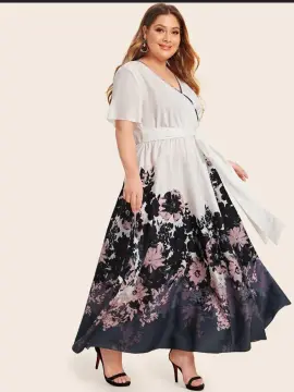 HAWAIIAN FLORAL DRESS FOR WOMENS sleeve less mid-length floral