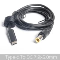 Type C Usb C To 7.9*5.5มม. ปลั๊กแปลง Dc Power Pd อะแดปเตอร์สายชาร์จสำหรับ Thinkpad Lenovo X60 T60 T61 X200 X201 X230 X220