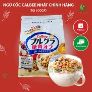 Ngũ Cốc Calbee Trắng Ít Đường Nhật Bản Hoa Quả Trái Cây Dùng Ăn Sáng