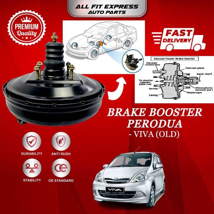 PERODUA VIVA (OLD) BRAKE BOOSTER PUMP BRAKE SERVO PUMP PREMIUM QUALITY