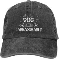 My Dog is 100% Labradorable Mens Adult Cowboy Hat Hand Wash Cotton Cap Baseball Cap