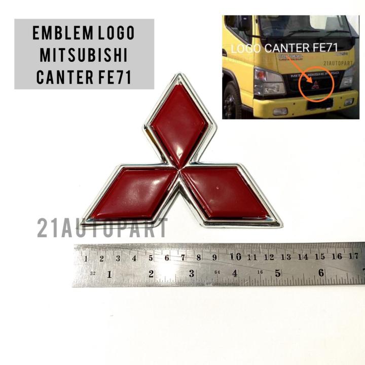 Emblem Mitsubishi Logo Tiga Berlian Colt Diesel Canter Lazada Indonesia