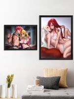 Fairy Tail Gray Fullbuster Cartoon Mirajane Strauss Ultear Milkovich Sexy Nude Girl Poster For Living Room Picture Prints