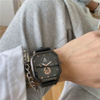 2023 Mens watch ins high-value student party square quartz watch trend large dial youth waterproof sports