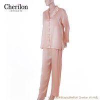 Cherilon เชอรีล่อน ชุดนอน 2 ชิ้น เสื้อแขนยาว + กางเกงขายาว เนื้อผ้านุ่มลื่น เรียบเนียน ใส่สบาย มี 5 สีให้เลือก NIC-EWCLB