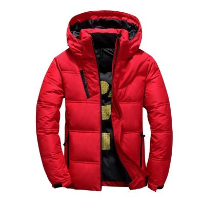 ZZOOI 2023 New Winter Jacket Men Hooded Thick Warm Duck Down Jacket Men Parka Casual High Quality Mens Overcoat Winter Down Coats Men