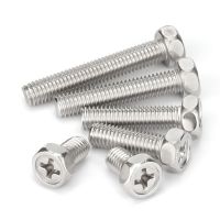 304 Stainless Steel Cross Groove Recess External Hexagon Bolt External Hexagon Head Screw M3 M4 M5 M6 M8