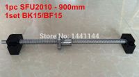 ▫⊕ 1pc SFU2010 - 900mm Ballscrew with ballnut end machined 1set BK15/BF15 Support CNC Parts