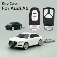 แต่งรถสำหรับ Audi A6L A4L A5 A7 A8L Q5 S5 Q3สมาร์ทระยะไกลฝาครอบกุญแจรถยนต์อัตโนมัติกระเป๋า Fob ปกป้องผู้ถืออุปกรณ์เสริมพวงกุญแจ