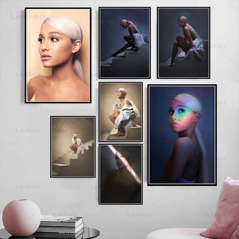 Ariana Grande “Sweetener” Art Music Album Poster HD Print Wall Decor 