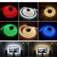 ❅۩❍ 5V USB LED Strips 2835 White Warm White Red Blue Tira LED Strip Flexible Light TV Background Lighting Tape Home Decor Lamp 1-5m