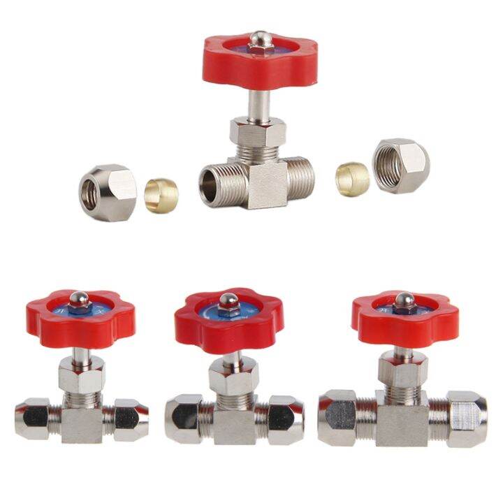 durable-tube-nickel-plated-brass-plug-needle-valve-od-fou-6mm-8mm-10mm-micro-brass-valve-precision-electrovalve-needle-faucet-10