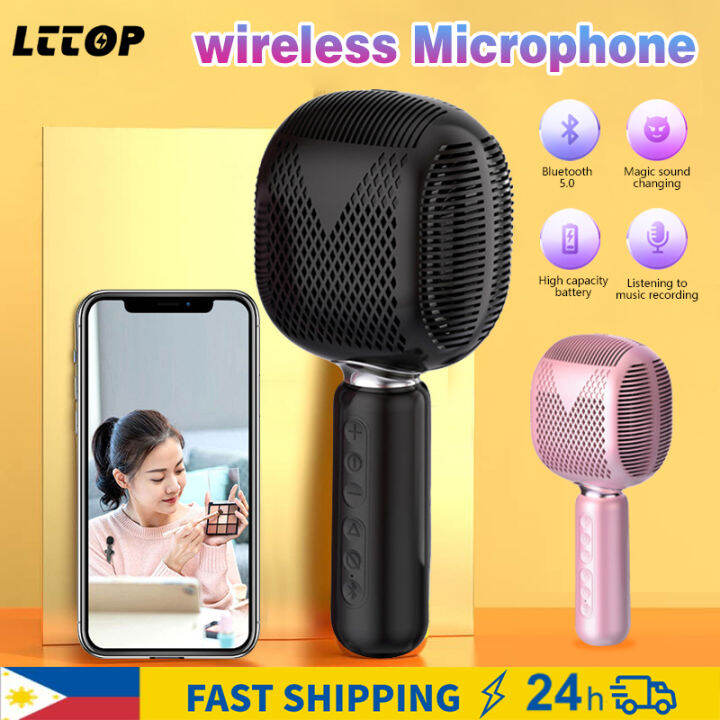 K10 Microphone Bluetooth Microphone K Song Microphone Wireless Karaokes