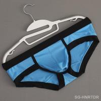 【CW】♦♤☫  3XL Size Mens Panties Patchwork Fashion Elastic Waist Briefs Sport Underpants Male New