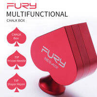 FURY 3-In-1 Multi-Functional ผู้ถือชอล์กแม่เหล็กซ่อมเครื่องมือ Tip Shaper Pricker Professional แฟชั่น Billiard อุปกรณ์เสริม