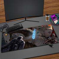 [HOT ZEXKLIOALQAQ 529] Anime Berserk Mouse Pad Guts คอมพิวเตอร์ขนาดใหญ่ Gaming Mousepad XXL แล็ปท็อปโน้ตบุ๊คมังงะโต๊ะขนาดใหญ่ตารางพรม Pc Gamer 90x40cm