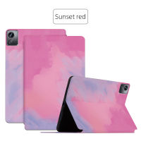 สำหรับ realme Pad Mini 8.7-นิ้ว เคสแท็บเล็ตรูปแบบที่มีสีสันหนังหรูการออกแบบขาตั้งฝาพับด้วยฟังก์ชั่นการนอนหลับและปลุกอัตโนมัติ