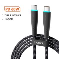 Toocki Usb Type C ไปยัง Usb C Macbook Xiaomi การชาร์จข้อมูล Pd 100W/66W สายชาร์จสำหรับ Huawei ชนิด C ที่ Samsung อย่างรวดเร็ว