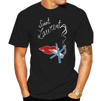 เสื้อยืด Saint 12 Laurent Lips MenS S-5Xl ของขวัญที่ดีที่สุดสำหรับวันเกิด