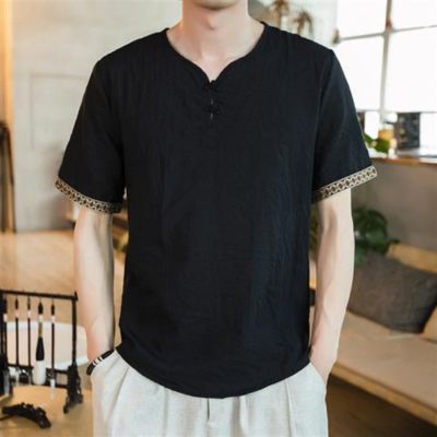 ▬✜✈  Chinese mens myanmars clothing short sleeve T-shirt man summer easing the plus-size fertilizer department of Thai Buddha clothes