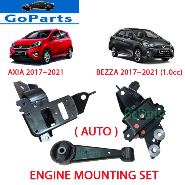 Perodua Axia Auto 2017 2021 Bezza 1 0 Auto Engine Mounting Set 3pcs Lazada