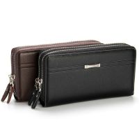 Baellerry SA417 Large Capacity Mens Wallet Double Zipper Clutch