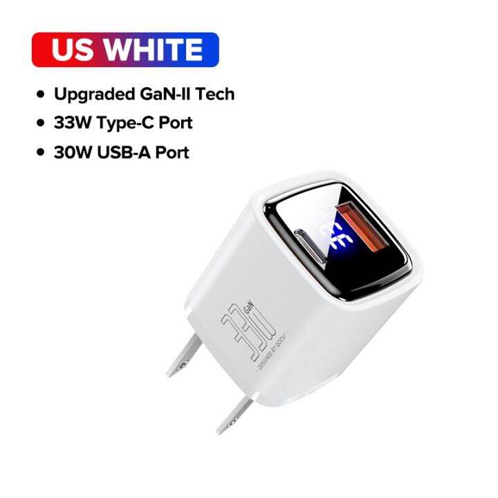 qoovi-33w-อุปกรณ์ชาร์จ-gan-usb-type-c-อะแดปเตอร์เครื่องชาร์จเร็วเครื่องชาร์จติดผนัง-pd-usb-c-qc3-0-pd