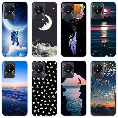 เคส Y02 VIVO เคส TPU VIVO Y02 Y 02แบบนิ่มเคสด้านหลังโทรศัพท์ซิลิโคนลายการ์ตูน