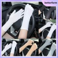 BETTERFORM ผู้หญิง บาง กลางยาว ป้องกันรังสียูวี ถุงมือมารยาท ถุงมือขับรถ ถุงมือกันแดด