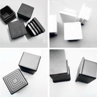 25*25 Plastic pipe plug cap pad cover PVC 1 inch Square blanking chair desk feet pipe tube plug pads slip proof plug pipe cover Pipe Fittings Accessor