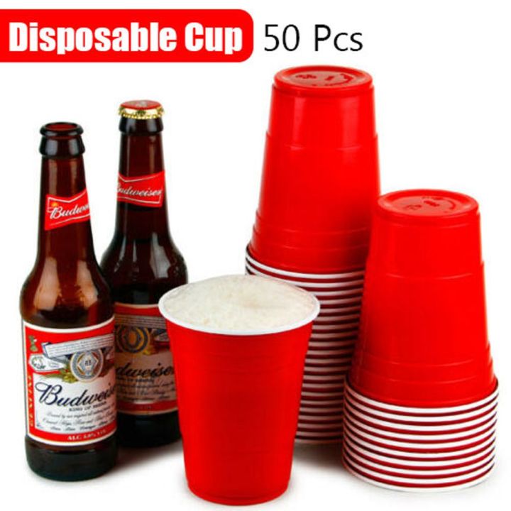 ideert-คุณภาพสูงสีแดง-beer-pong-ร้านอาหารอุปกรณ์บนบาร์ปาร์ตี้ดื่มแก้วน้ำพลาสติกแก้วน้ำผลไม้ในครัวเรือน