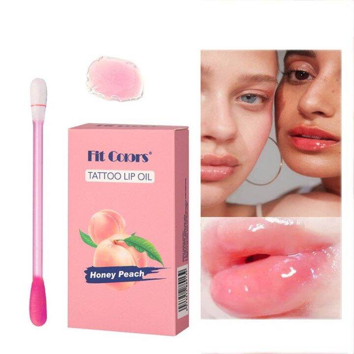 Cotton swab lip oil lip gloss disposable nonstick cup liquid lipstick