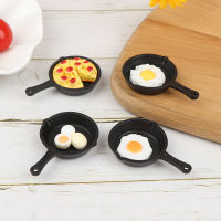 WORE Dollhouse Miniature Frying Egg Pans for 12th Dolls House Kitchen Accessories